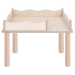 Niteangel Hamster Play Wooden Platform & Multi-Chamber Series Maze Fence for Dwarf Syrian Hamsters Gerbils Mice Degus or Other Small Pets (for 2 Chamber Hideout-Large)