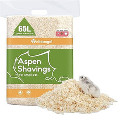 Niteangel Small Animal Aspen Bedding: - for Syrian Dwarf Hamster Gerbil Mice Lemming Degu or Other Small Pets