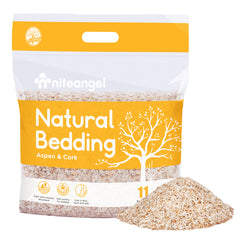 Niteangel Classic Mix Natural & Soft Hamster Bedding for Syrian Dwarf Hamsters Gerbils Mice Degus or Other Small-Sized Pet