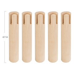 Niteangel Set of Beech Stilts for Elevating & Safely Setting Multi-Chamber Series Maze House