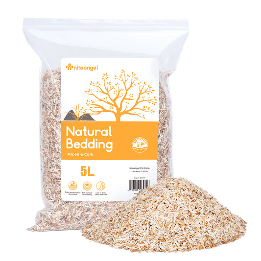 Niteangel Classic Mix Natural & Soft Hamster Bedding for Syrian Dwarf Hamsters Gerbils Mice Degus or Other Small-Sized Pet
