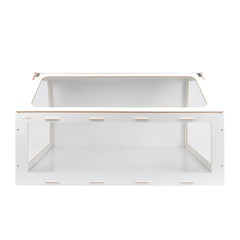 Niteangel Vista Hamster Cage W/ Oblique Opening - MDF Aspen Small Animal Cage