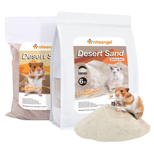 Niteangel Desert Bathing Desert Sand for Hamster Gerbil Mice or Other Small Pets