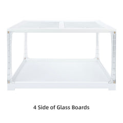 Niteangel Stacker Series Hamster Cage: - Stackable & Large Glass Terrarium