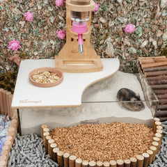 Niteangel Training Litter Potty Sand - Hamster Sand Bath for Syrian Dwarf Hamsters Gerbils Mice Lemming Degus or Other Small-Sized Pets