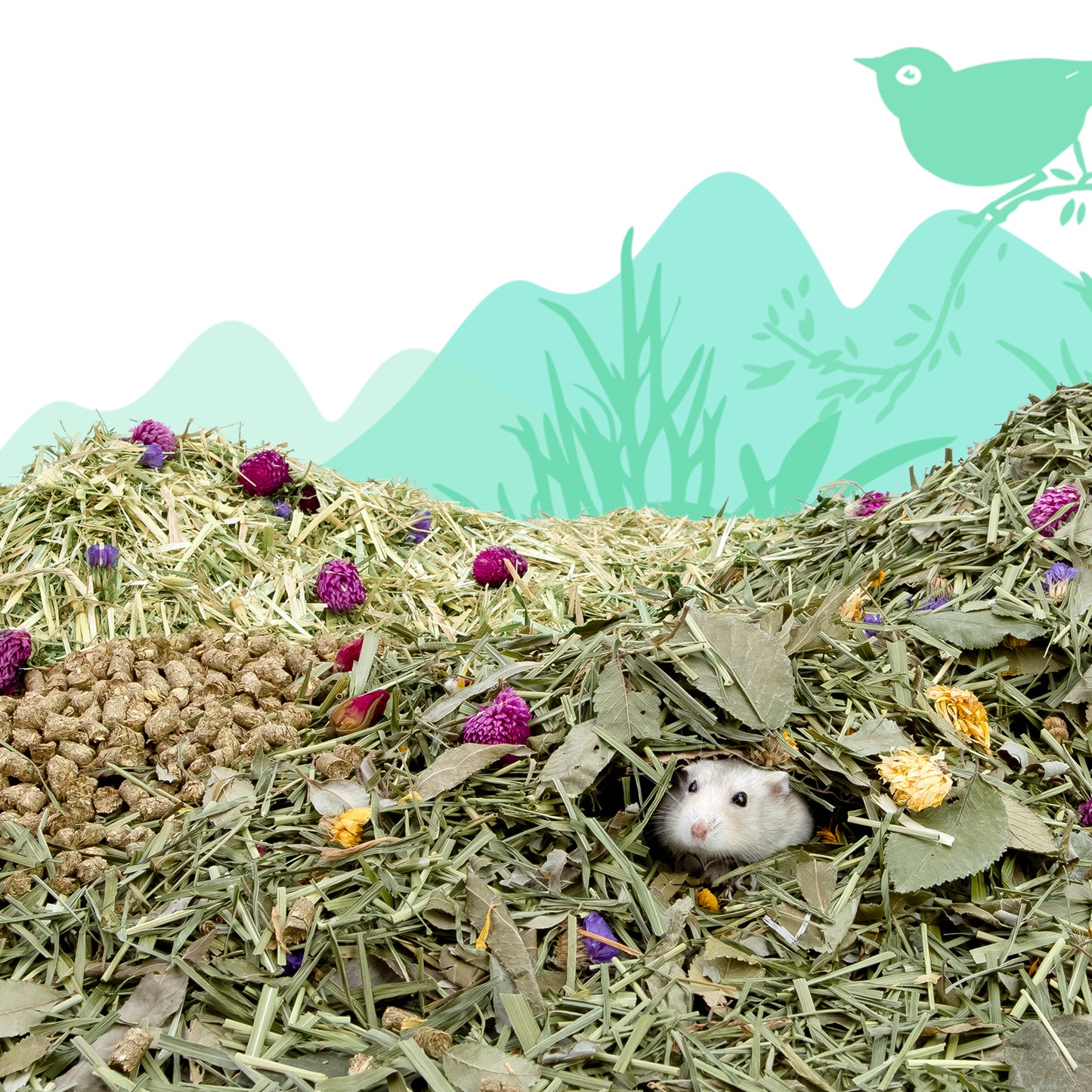 Niteangel Natural & Soft Hamster Bedding〔Forest Floor Series〕