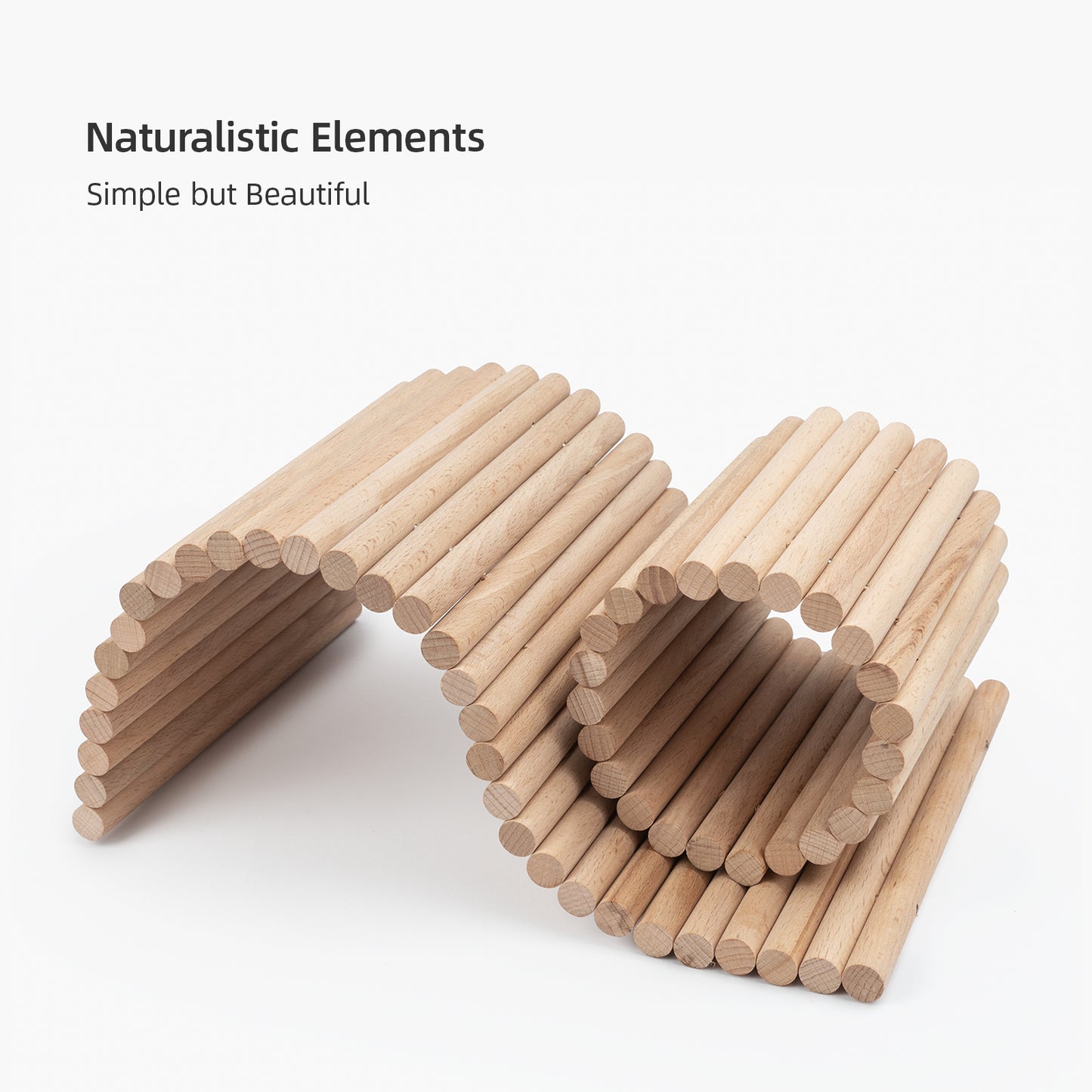 Niteangel Hamster Climbing Ladder Beech Bendy Bridge for Small Animals