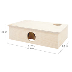 Niteangel Multi-Chamber Hamster House Maze: Multi-Room Hideouts & Tunnel Exploring Toys〔6-Room〕