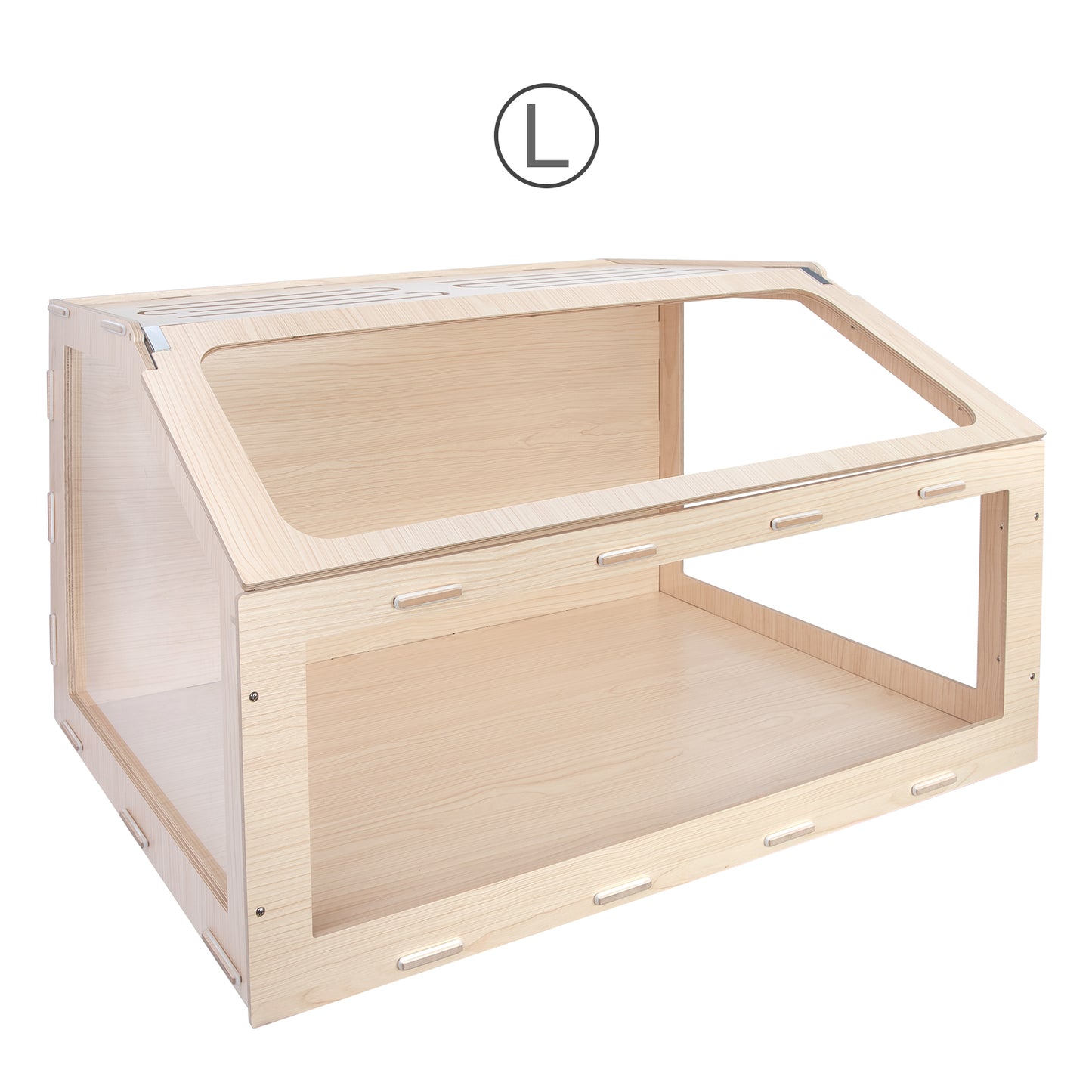 Niteangel Vista Hamster Cage W/ Oblique Opening - MDF Aspen Small Animal Cage