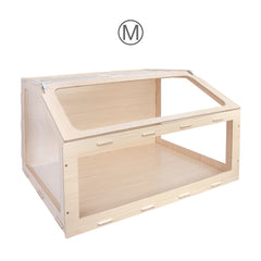 Niteangel Vista Hamster Cage W/ Oblique Opening - MDF Aspen Small Animal Cage