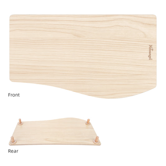 Niteangel Hamster Birch Wood Platform for Small aminals' Food Bowl Drinking Bottle and Other cage Accessories