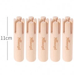 Niteangel Set of Beech Stilts for Elevating & Safely Setting Multi-Chamber Series Maze House