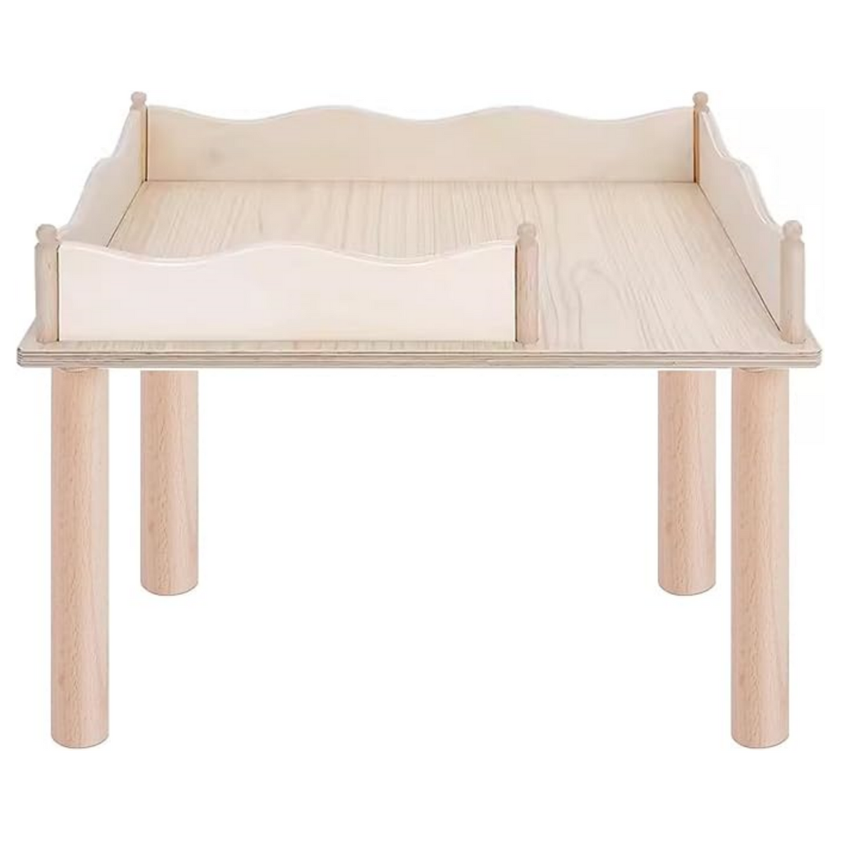 Niteangel Hamster Play Wooden Platform & Multi-Chamber Series Maze Fence for Dwarf Syrian Hamsters Gerbils Mice Degus or Other Small Pets (for 2 Chamber Hideout-Large)