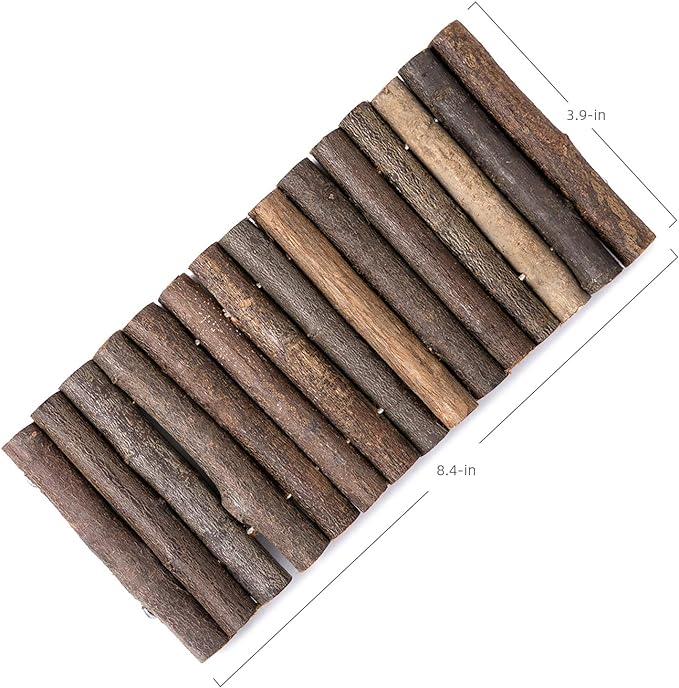 Niteangel Wooden Ladder Bridge, Hamster Mouse Rat Rodents Toy, Small Animal Chew Toy
