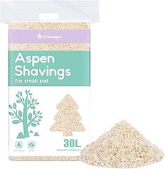 Niteangel Small Animal Aspen Bedding: - for Syrian Dwarf Hamster Gerbil Mice Lemming Degu or Other Small Pets