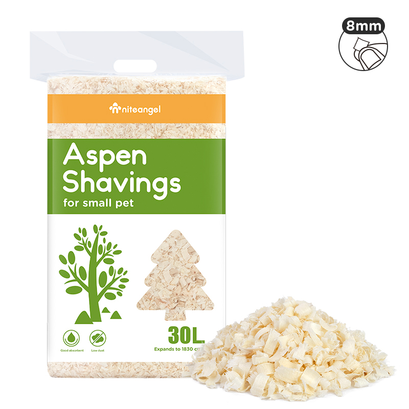 Niteangel Small Animal Aspen Bedding: - for Syrian Dwarf Hamster Gerbil Mice Lemming Degu or Other Small Pets