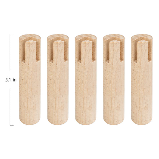 Niteangel Set of Beech Stilts for Elevating & Safely Setting Multi-Chamber Series Maze House
