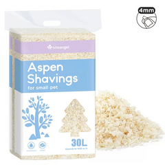 Niteangel Small Animal Aspen Bedding: - for Syrian Dwarf Hamster Gerbil Mice Lemming Degu or Other Small Pets