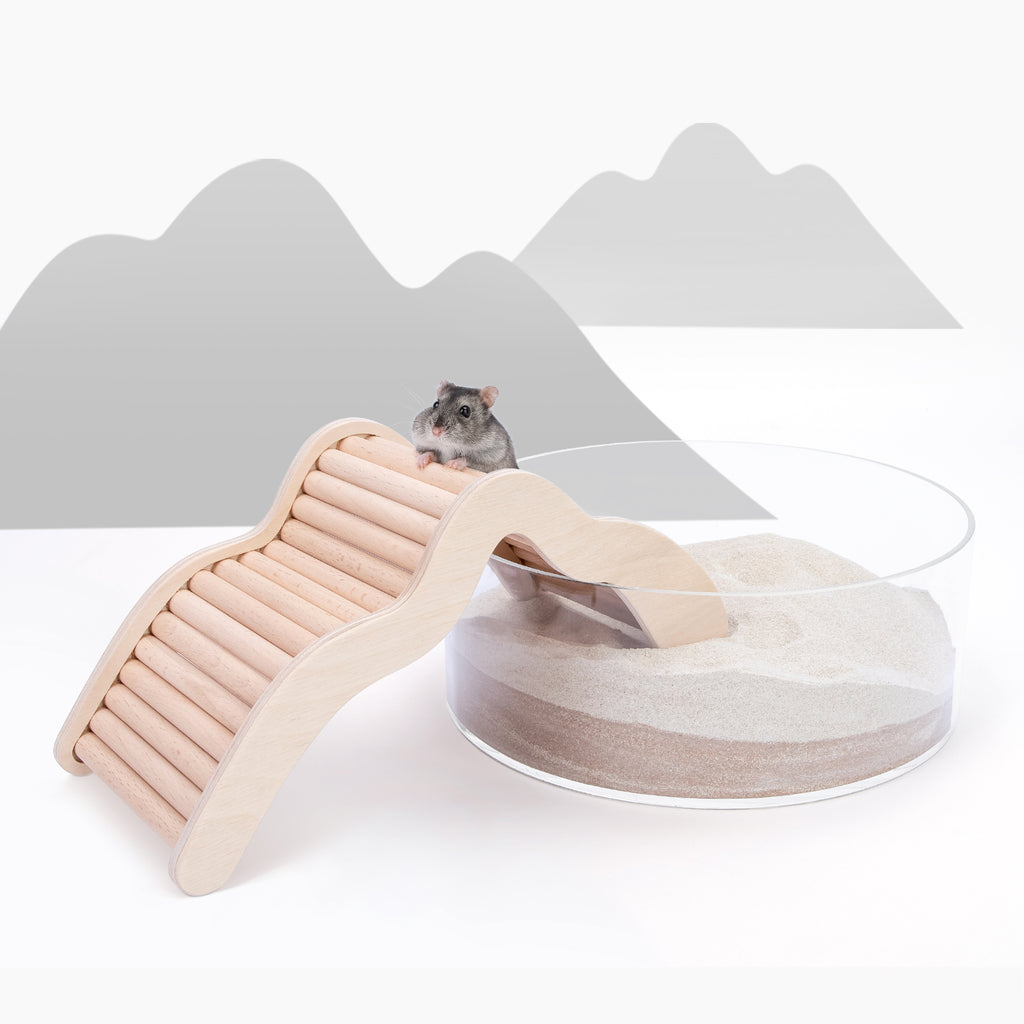 Niteangel Hamster Climbing Bridge Ladder for Hamster Aryclic SandBath ...