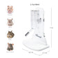 Niteangel Water Bottle with Stand for Syrian Dwarf Hamsters Gerbils Mice Rats Degus Small pet (Transparent)