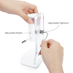 Niteangel Water Bottle with Stand for Syrian Dwarf Hamsters Gerbils Mice Rats Degus Small pet (Transparent)