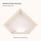 Niteangel Birch Chamber-Maze Hamster Hideout〔Triangle-Shaped Hamster Hut〕