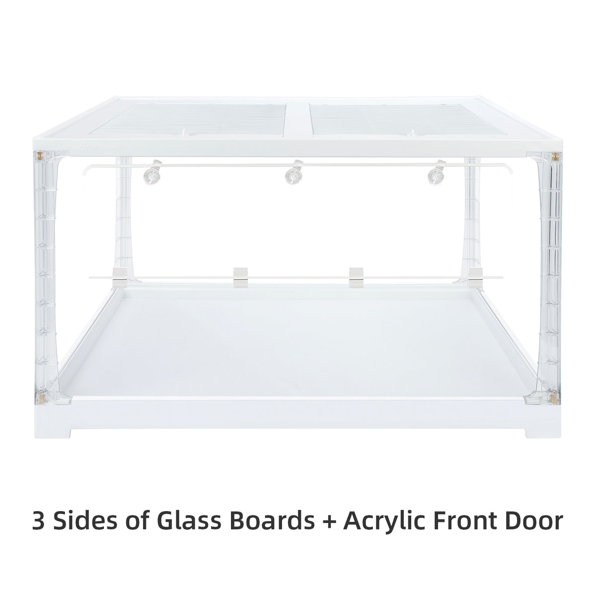 Niteangel Stacker Series Hamster Cage: - Stackable & Large Glass Terrarium