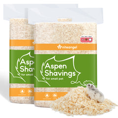 Niteangel Small Animal Aspen Bedding: - for Syrian Dwarf Hamster Gerbil Mice Lemming Degu or Other Small Pets