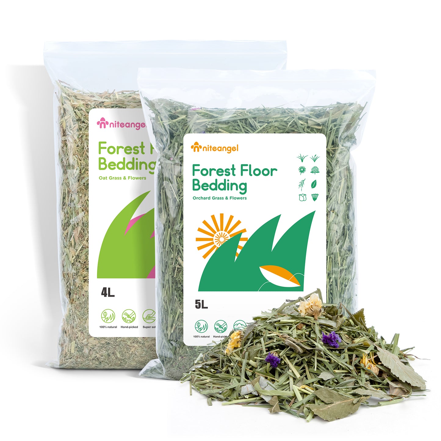 Niteangel Natural & Soft Hamster Bedding〔Forest Floor Series〕