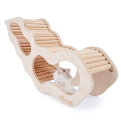 Niteangel Hamster House w/Climbing Ladder for Hamsters Gerbils Mice or Similar-Sized Pets