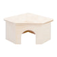 Niteangel Birch Chamber Maze Hamster Hideout - Small Pets Forest House Habitat Decoration for Hamster Mice Gerbils〔Triangle-Shaped Hamster Hut〕