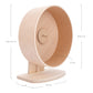 Niteangel Wooden Hamster Exercise Wheel: - Silent Hamster Running Wheel for Hamsters Gerbil Mice and Other Similar-Sized Small Pets (L)