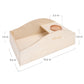 Niteangel Large Wooden Sand Bath with Hideout and Food Bowl for Hamsters