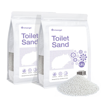 Niteangel Training Litter Potty Sand - Hamster Sand Bath for Syrian Dwarf Hamsters Gerbils Mice Lemming Degus or Other Small-Sized Pets
