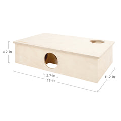 Niteangel Multi-Chamber Hamster House Maze: Multi-Room Hideouts & Tunnel Exploring Toys〔6-Room〕
